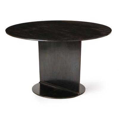 The ‘Gong’ Table in Blackened Steel by WYETH, Made to Order