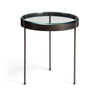 Three Leg Round Glass Side Table by WYETH, Made to Order