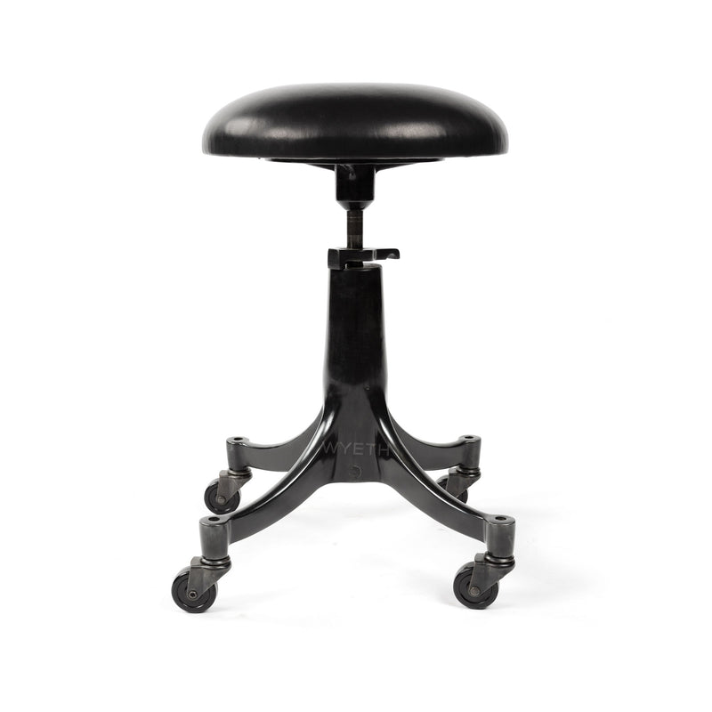 Adjustable Stool on Casters by Bausch & Lomb