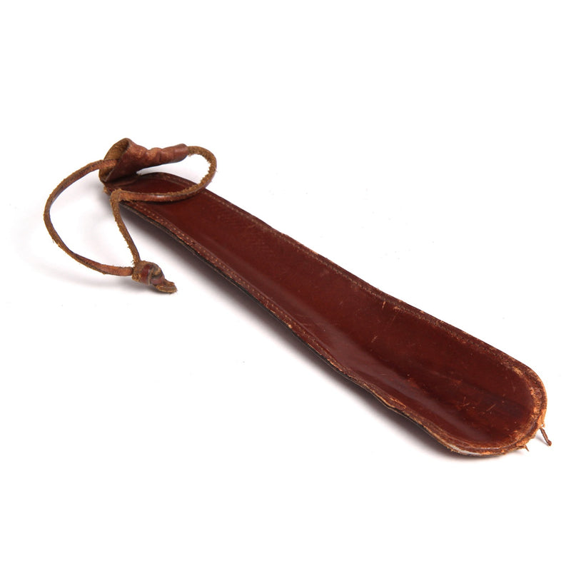 Leather Wrapped Shoe Horn for Polo