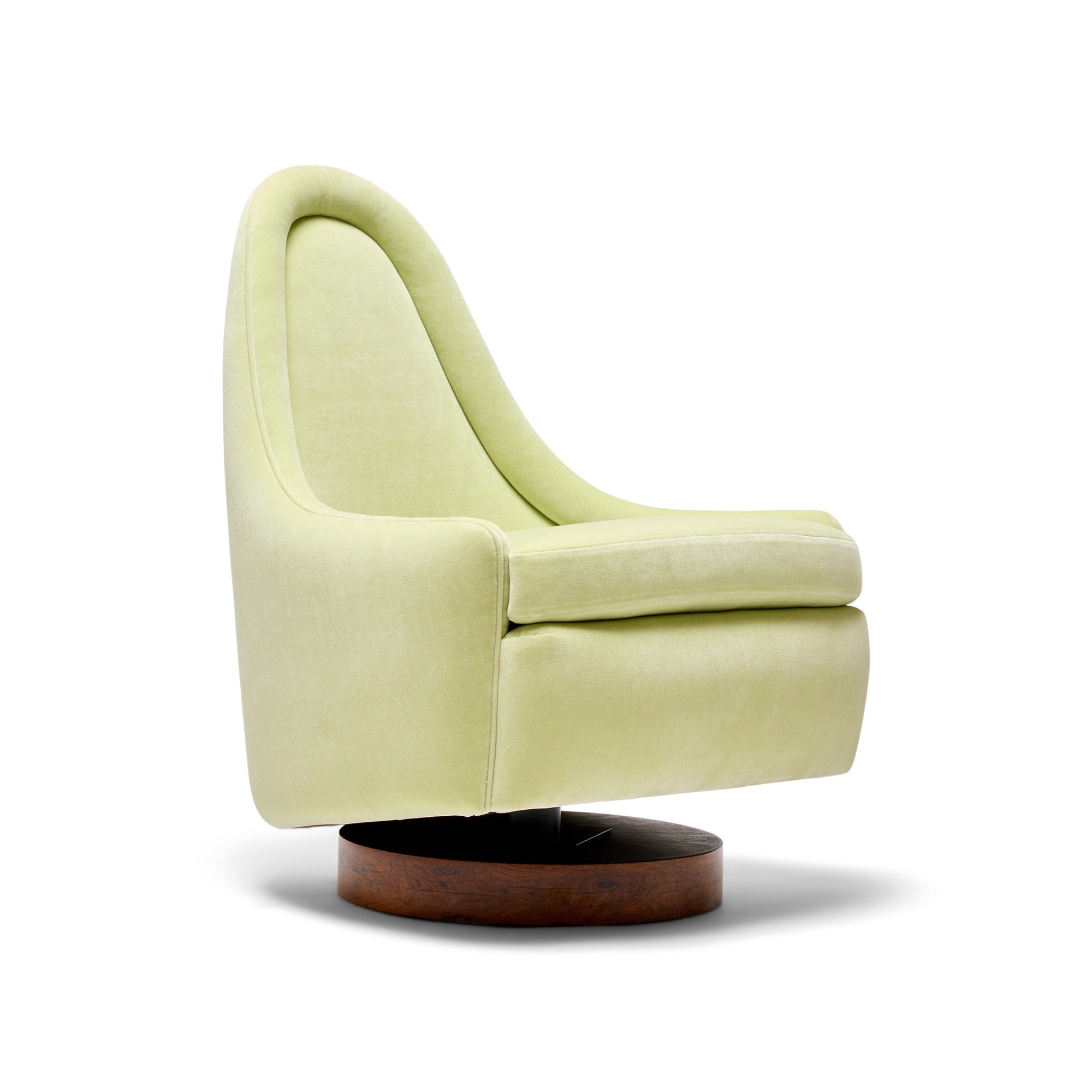 A Swivel Tilt and Rock Slipper Chair by Milo Baughman for Thayer Coggin Inc, 1960s