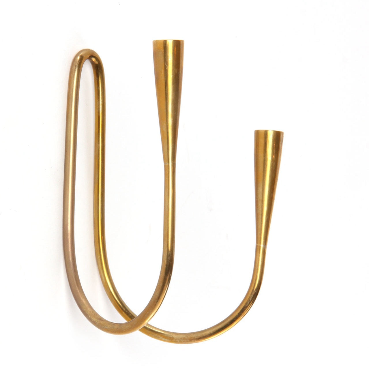 Double Brass Candelstick by Max Bruel for Illums Bolighus