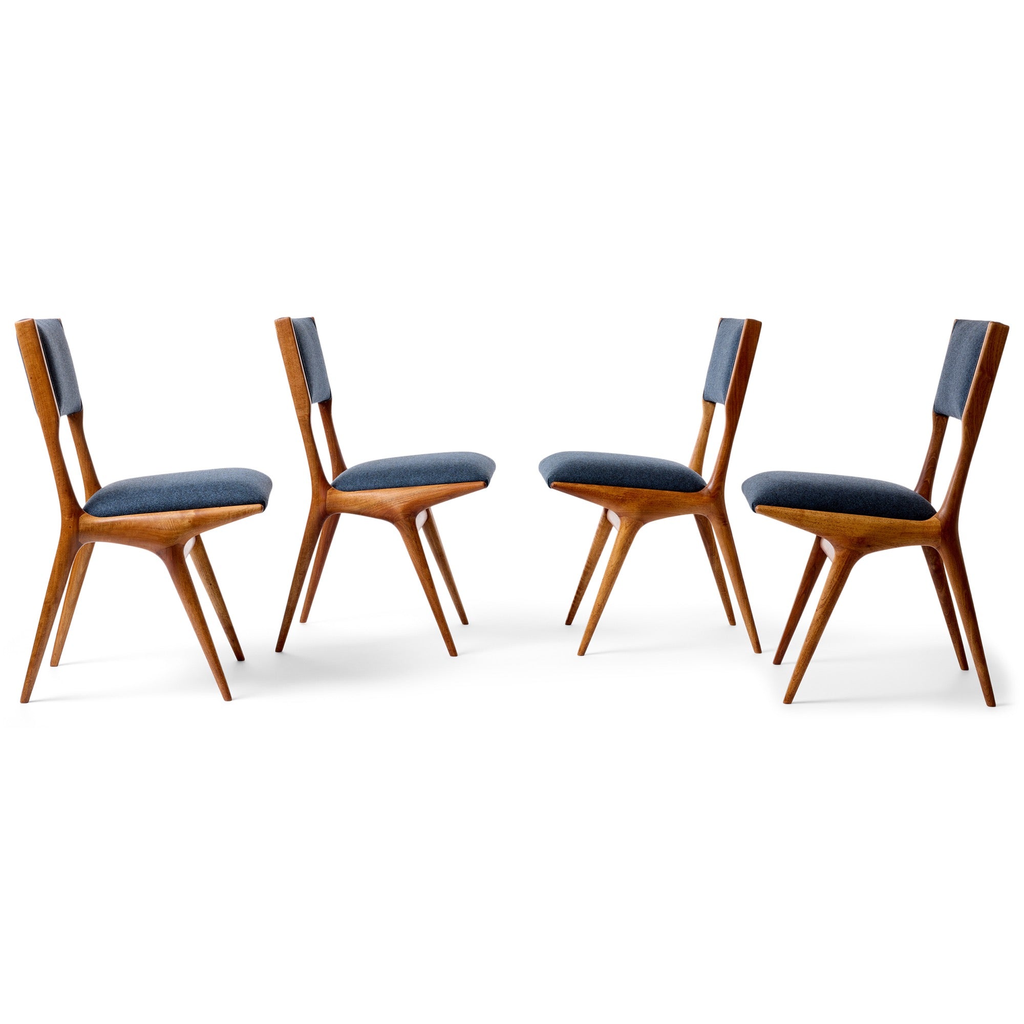 Set of 4 Dining Chairs by Carlo di Carli for M. Singer & Sons