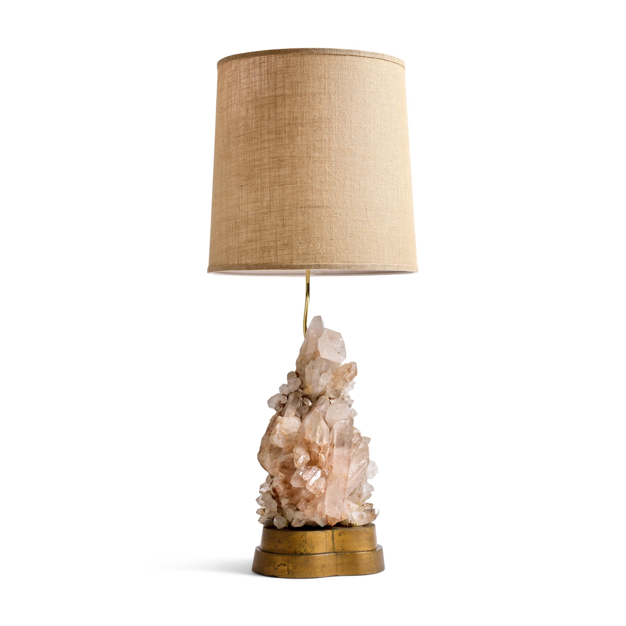 Quartz Crystal Table Lamp by Carole Stupell, 1950s