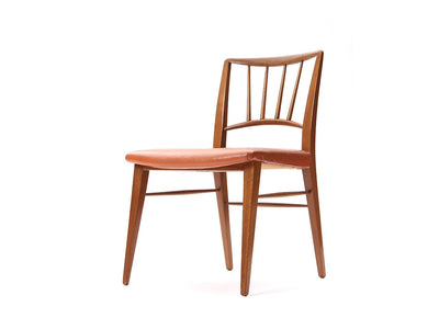 Set of 10 Spindle Back Dining Chairs by Edward Wormley for Dunbar