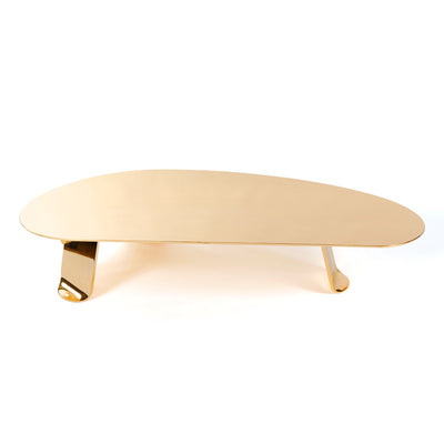 Chrysalis No. 1 Low Table in Polished Bronze by WYETH, Made to Order