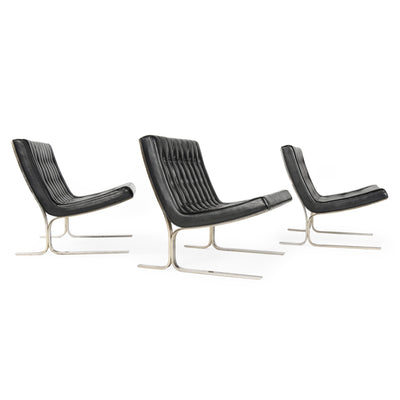Set of Three Lounge Chairs by Nicos Zographos