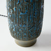 Scored Ceramic Table Lamp by Lee Rosen for Design Technics, 1960's