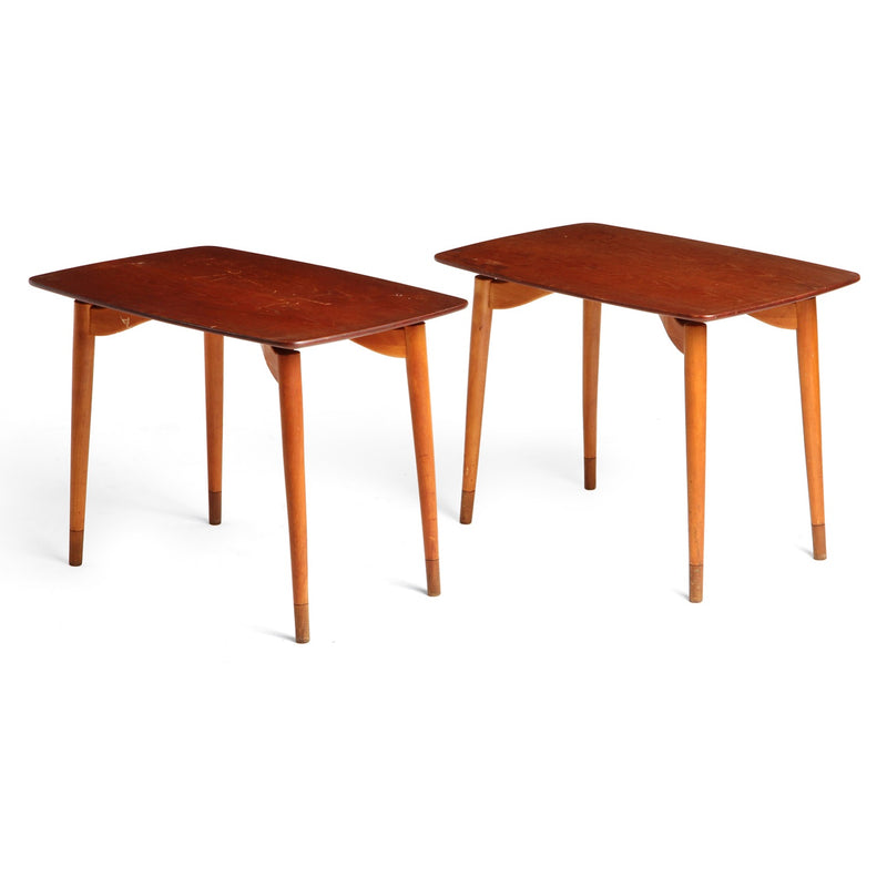 Pair of Side Tables by Grete Jalk for P Jeppesens Mobelfabrik