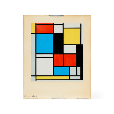 Print by Mondrian, 1925
