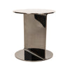 Tapered I-Beam Table in Blackened Polished Steel by WYETH, Made to Order