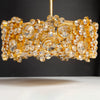 Crystal and Gilded Bronze Chandelier from Germany, 1960s