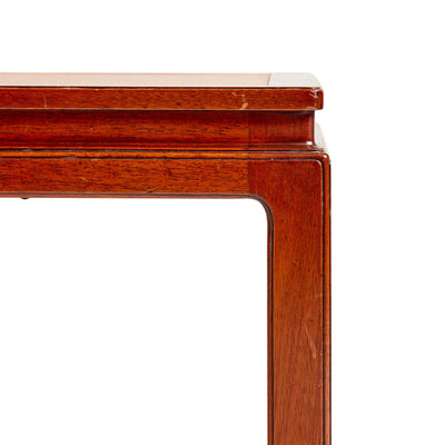 Mahogany and Cork End Table by Edward Wormley for Dunbar