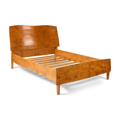 Curly Maple Queen Size Bed by Jere Osgood