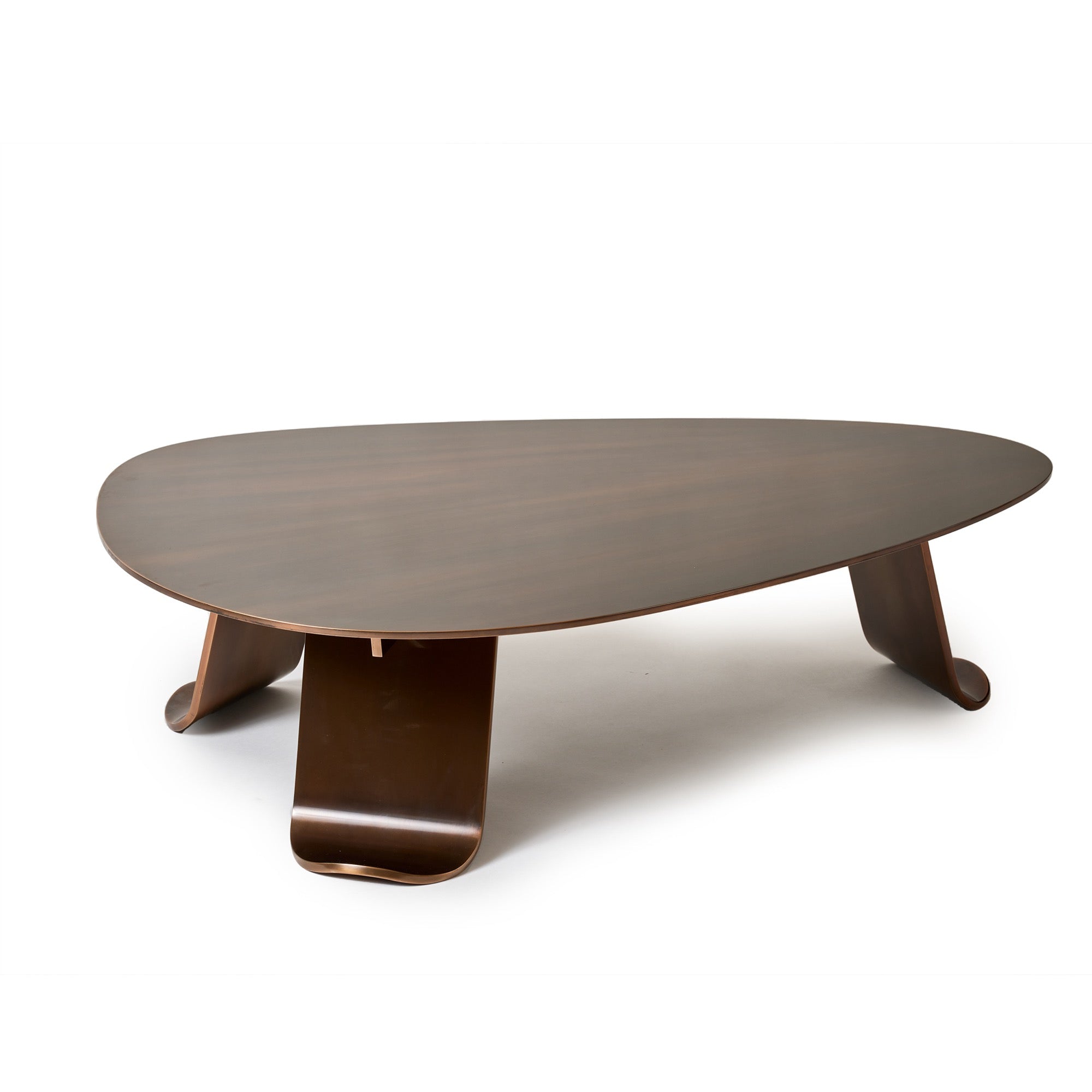 Chrysalis No. 3 Low Table in Polished Bronze by WYETH, Made to Order