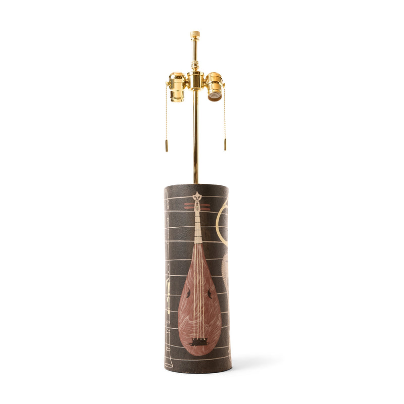 Ceramic Instrument Lamp by Ugo Zaccagnini for Raymor, 1960s