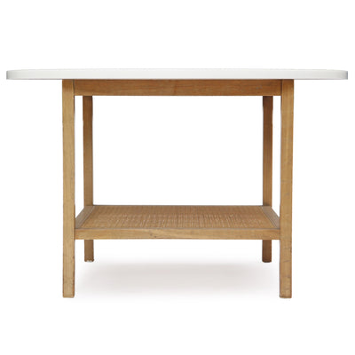 Rattan Shelf Side Table by Paul McCobb for Calvin Furniture, 1950s