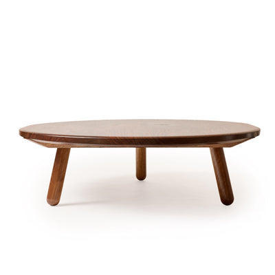 the Sliding Dovetail Table in solid bookmatched Walnut by WYETH, 2018
