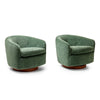 Swiveling Armchairs by Milo Baughman for Thayer-Coggins