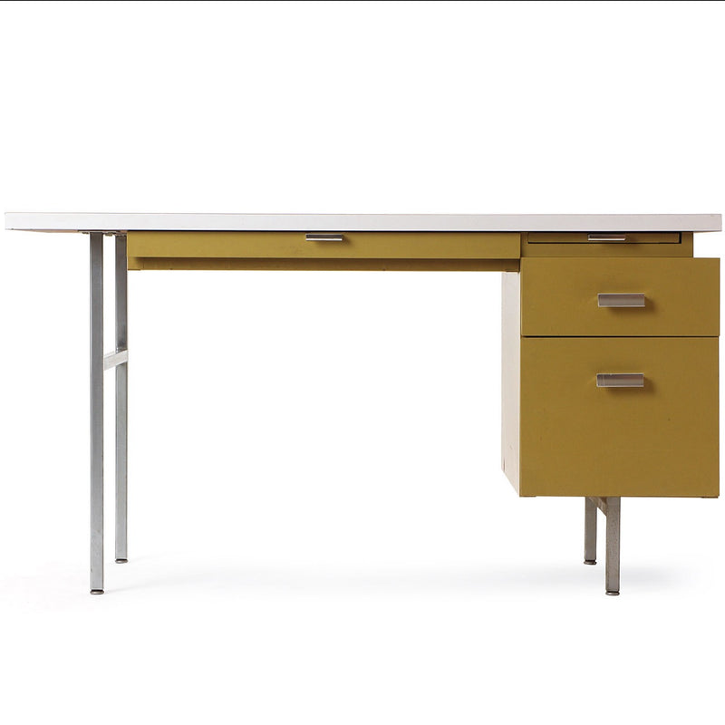 MMG Single Pedestal Desk by George Nelson for Herman Miller