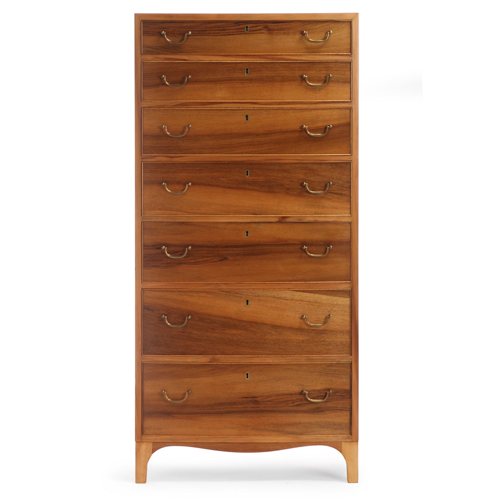 Tall Chest of Drawers Attributed to Ole Wanscher, 1960s