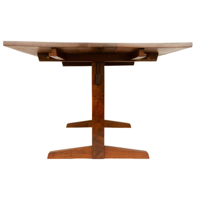 Walnut Plank Top Trestle Dining Table by George Nakashima for Nakashima Studio