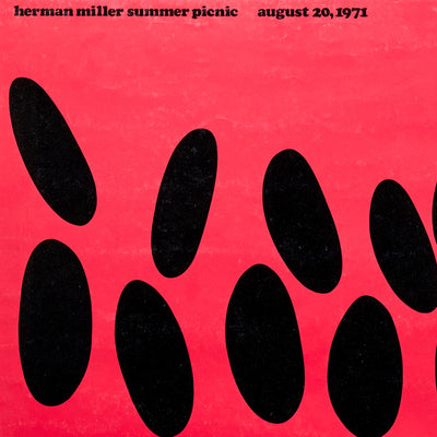‘Summer Picnic’ Print by Stephen Frykholm for Herman MIller, 1971