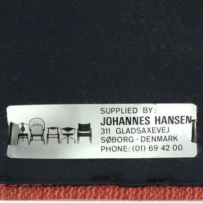 High Back Upholstered Settee by Grete Jalk for Johannes Hansen