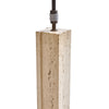 Travertine Table Lamp from Italy