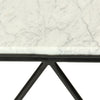 Avard Wrought Iron and Marble End Table by Darrell Landrum for Avard