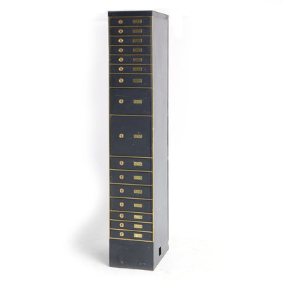 Enumerated Stacked Safety Deposit Boxes from USA