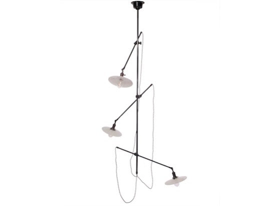 Articulated Industrial Light Fixture by O.C. White for O.C. White Co.