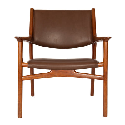 Teak Lounge Chair by Hans J. Wegner for Johannes Hansen, 1958