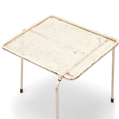 Perforated Side Table by Mathieu Mategot, 1960