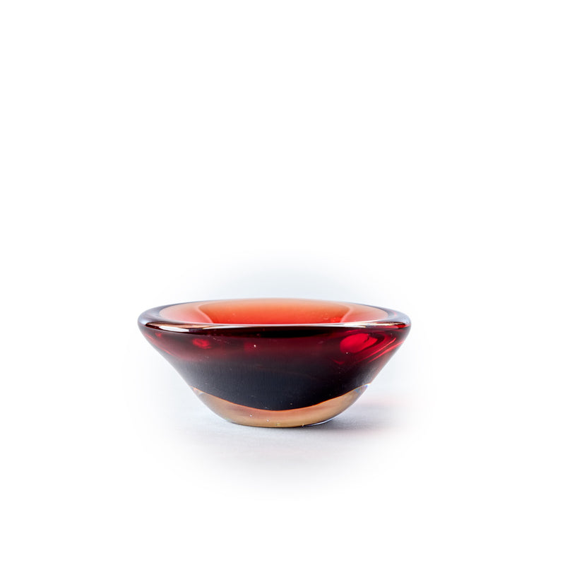 Rouge Blown Glass Bowl by Sven Palmquist for Orrefors, 1960s