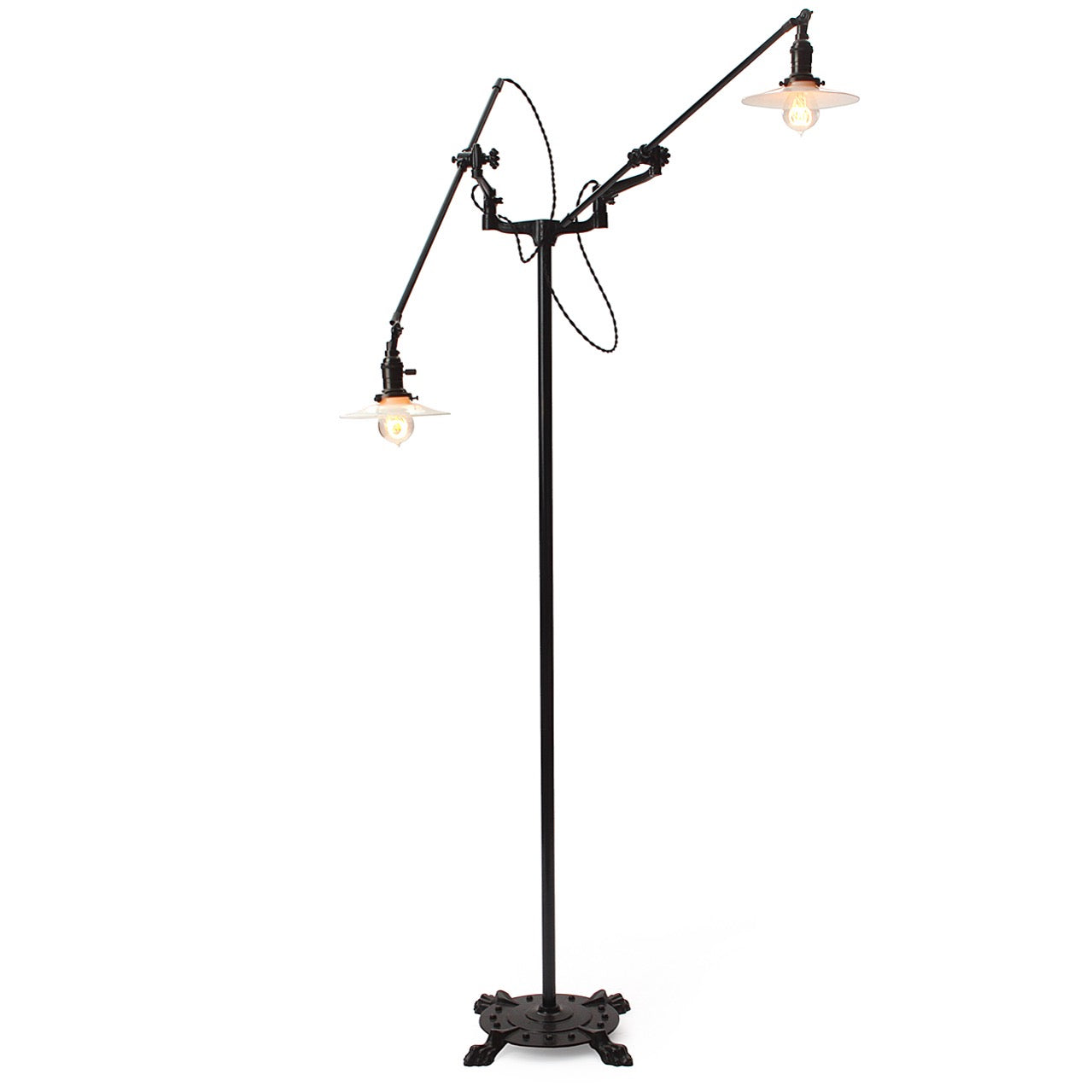 Industrial Floor Lamp by O.C. White for O.C. White Co.