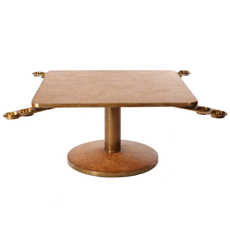Cork Top Game table by Edward Wormley for Dunbar