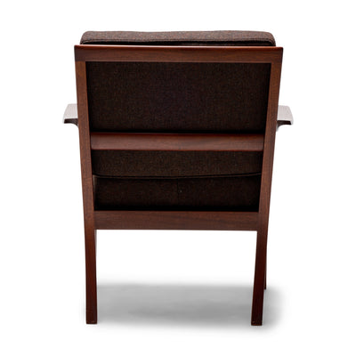 Mahogany Lounge Arm Chair by Ole Wanscher for A.J. Iversen