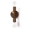 Bronze Double Wall Light Fixture by WYETH