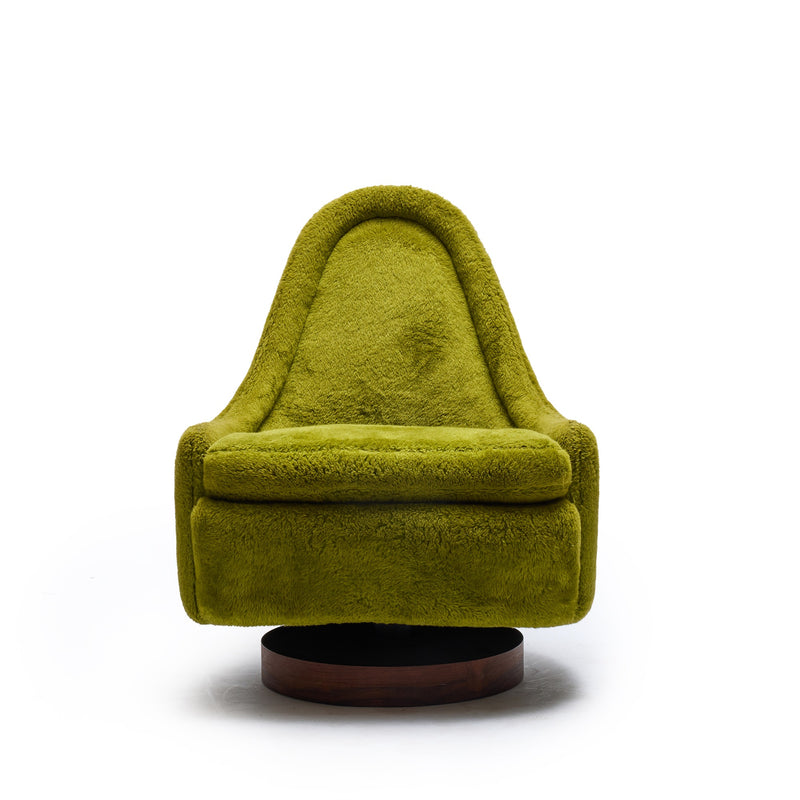 A Swivel Tilt and Rock Slipper Chair by Milo Baughman for Thayer Coggin Inc, 1960s