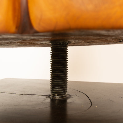 Lignum-Vitae Modernist Table Sculpture by Clark Fitz-Gerald