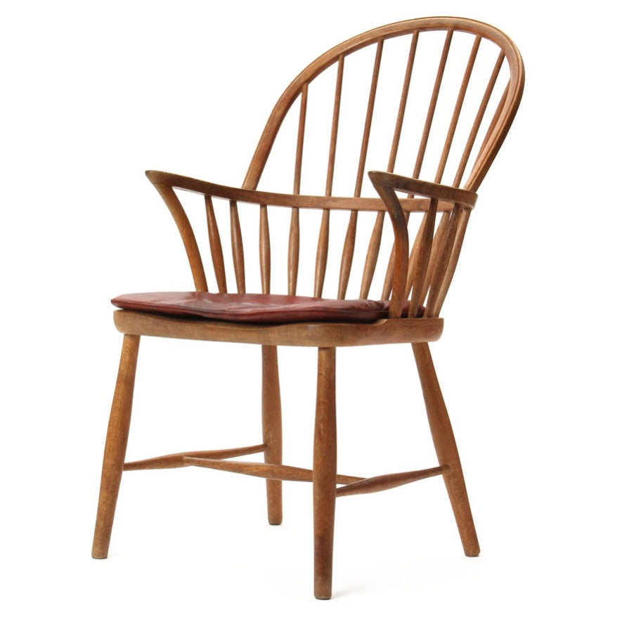 Oak Windsor Chair by Frits Henningsen for Carl Hansen & Son