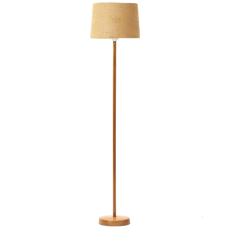 Oak Floor Lamp by Uno & Östen Kristiansson for Luxus