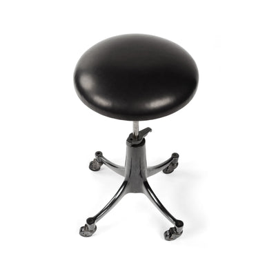 Adjustable Stool on Casters by Bausch & Lomb