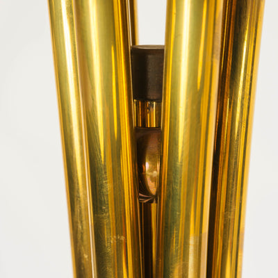 Brass Floor Lamp Attributed to Angelo Lelli, 1950's