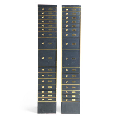 Enumerated Stacked Safety Deposit Boxes from USA