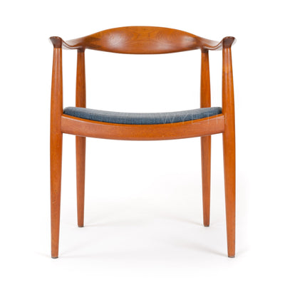 Teak 'Round' Chair by Hans J. Wegner for Johannes Hansen, 1949