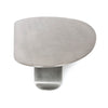 Chrysalis No 1. Low Table in Natural Grain Stainless Steel by WYETH, Made to Order