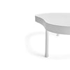 Original Biomorphic Low Table in White Steel by WYETH, Made to Order