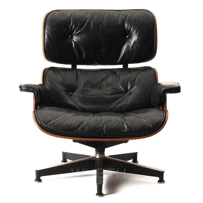 Eames Leather Lounge Chair by Charles & Ray Eames for Herman Miller, 1956